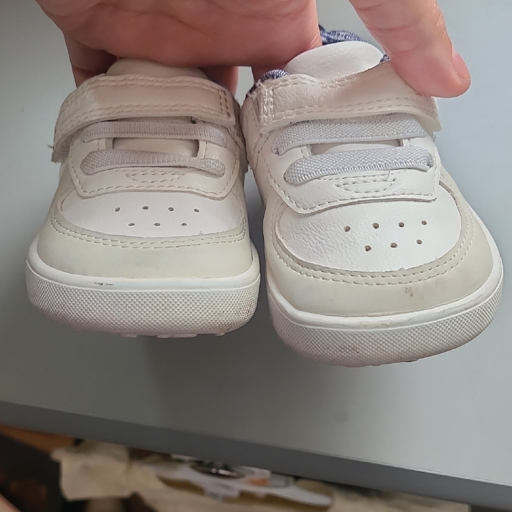Carter's Cream Baby Walker Shoes with Velcro Straps - Picture 7 of 7